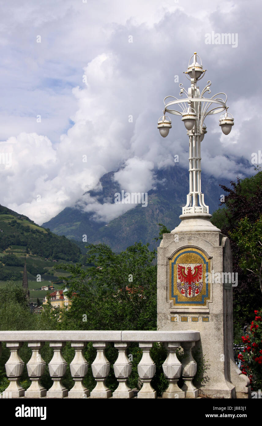Ponte Passirio Merano [Alto Adige] Foto Stock