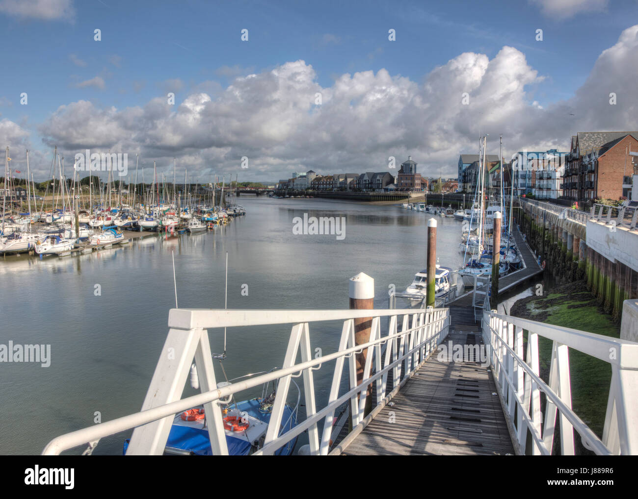 Littlehampton Marina Foto Stock