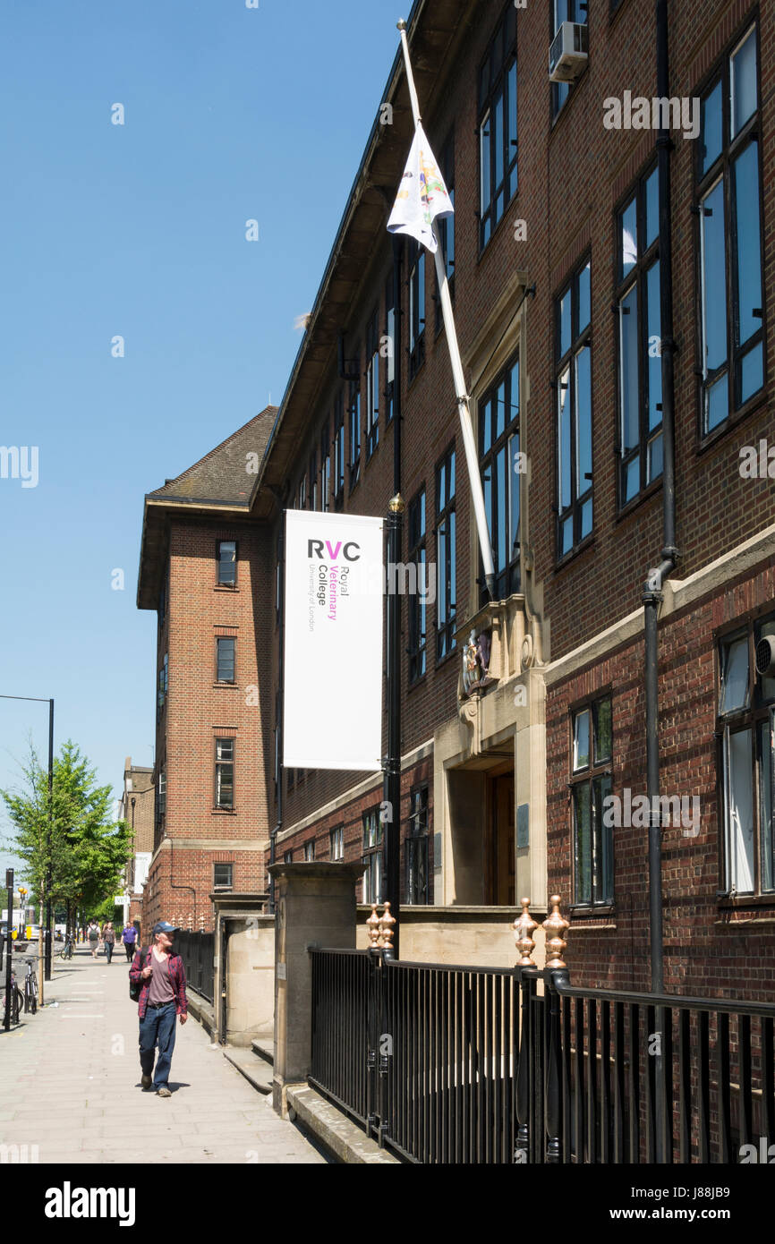 Il Royal Veterinary College è una scuola di veterinaria situato in Camden, London, Regno Unito Foto Stock