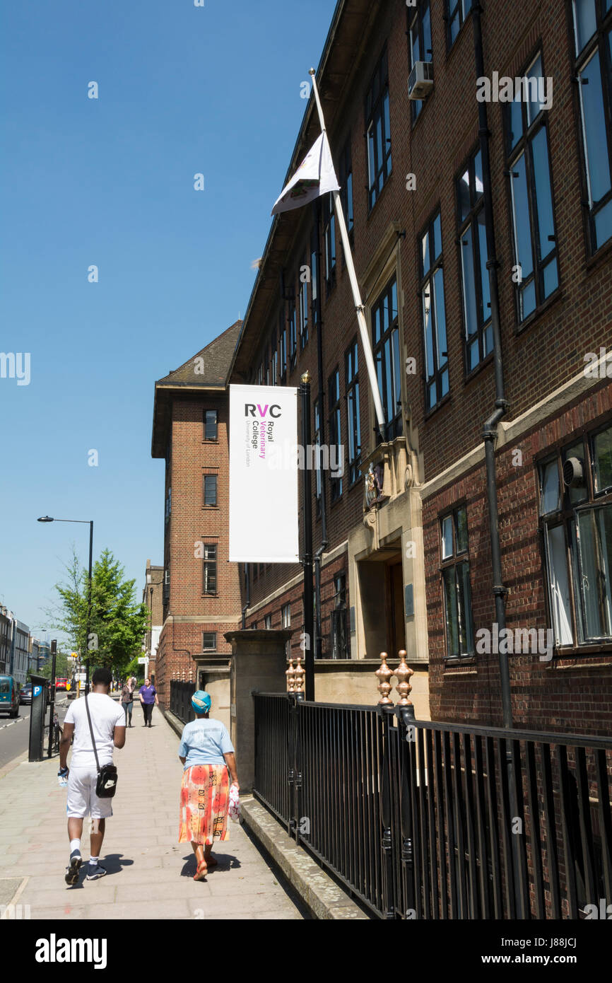 Il Royal Veterinary College è una scuola di veterinaria situato in Camden, London, Regno Unito Foto Stock