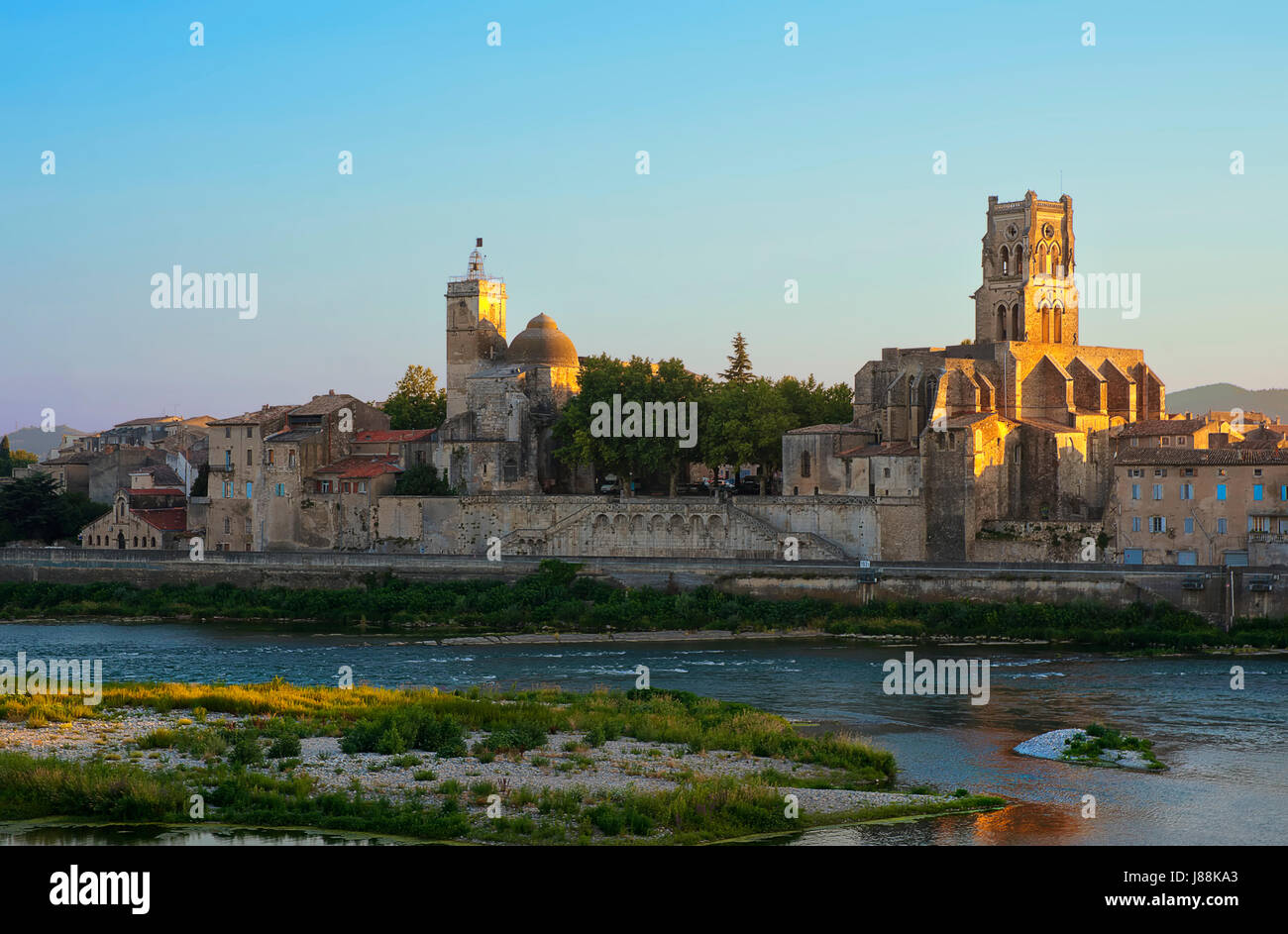 Cattedrale, Francia, basilica, Provenza, cattedrale, serata tendenza, Francia, Foto Stock