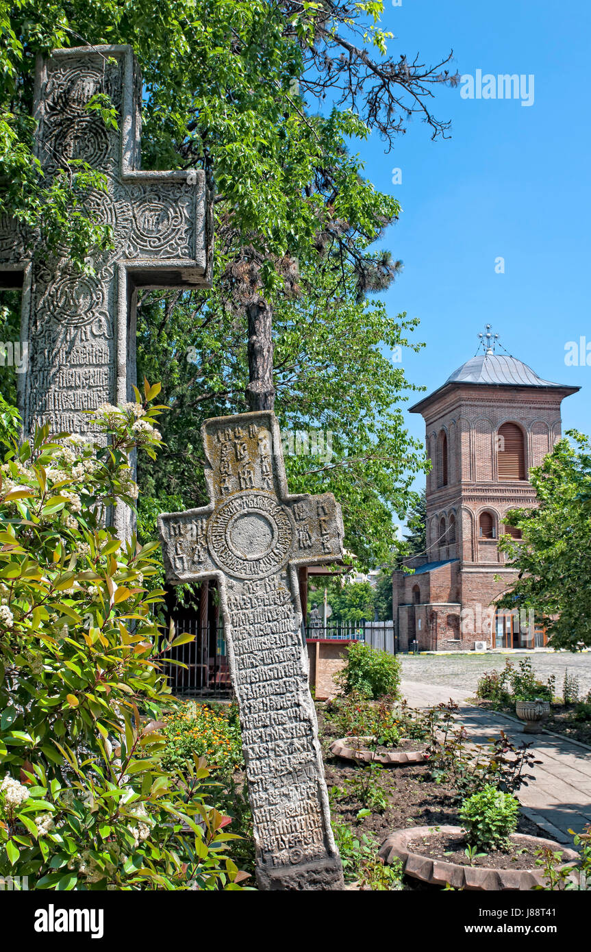 La religione, la chiesa, la croce ortodossa, cristianesimo, Romania, Bucarest, Foto Stock