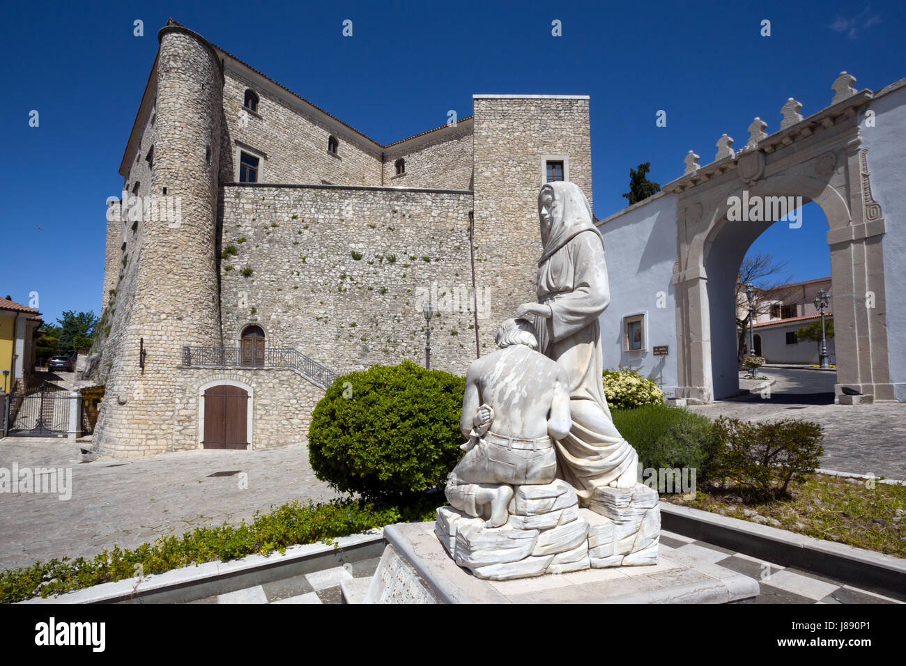 Montemiletto (Avellino, Italia) - Leonessa Castle Foto Stock