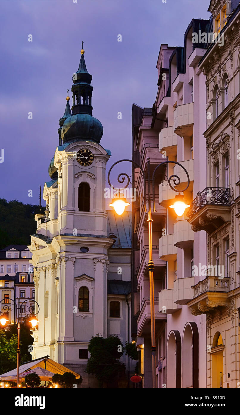 Karlovy vary maria-magdalena chiesa - Karlovy vary maria-magdalena Chiesa 01 Foto Stock