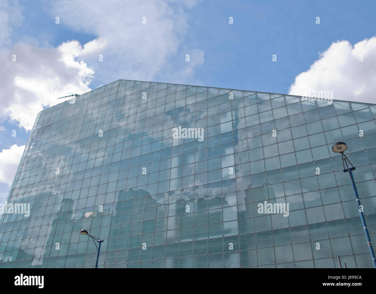 Blu, office, architettonico, città, paese moderno e modernità, europa, office Foto Stock