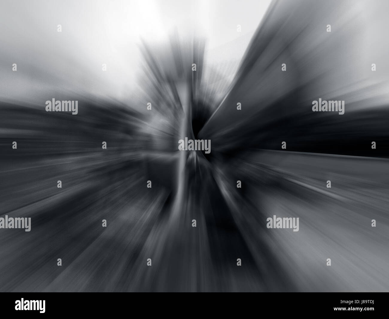 Scavatrice. shot con motion blur effetto. Foto Stock