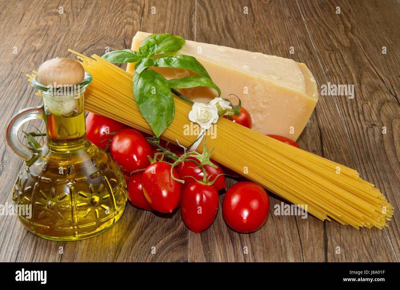 Ristorante, cibo, aliment, legno, cucina, spaghetti, salsa, dieta, Foto Stock