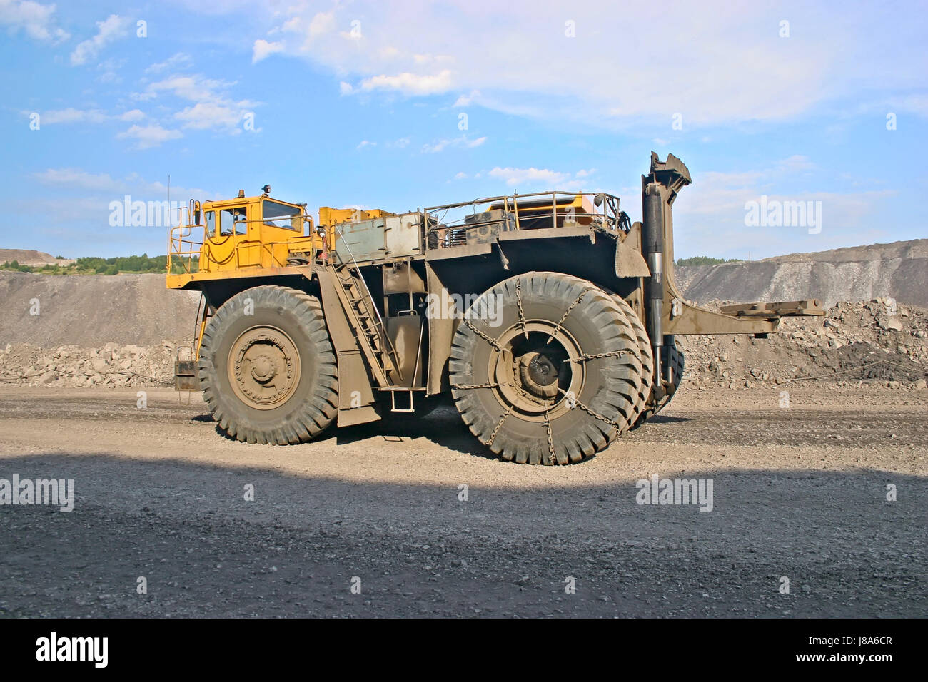 Grande, grande, enorme, extreme, potente, imponente, immensa, pertinenti del carbone, Foto Stock