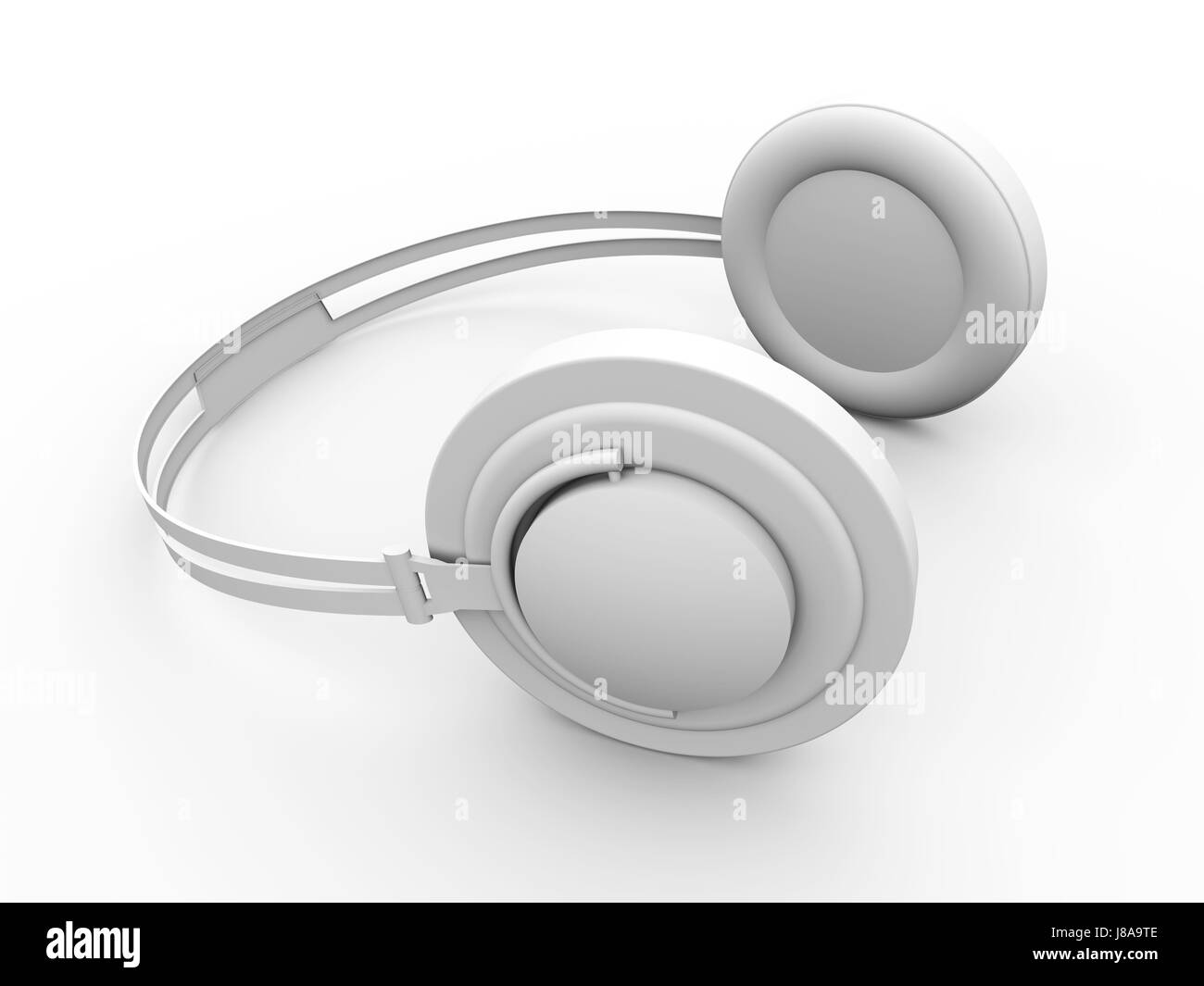 Ascoltare, oggetto, intrattenimento, musica, suono, isolato, musicale, grafica Foto Stock