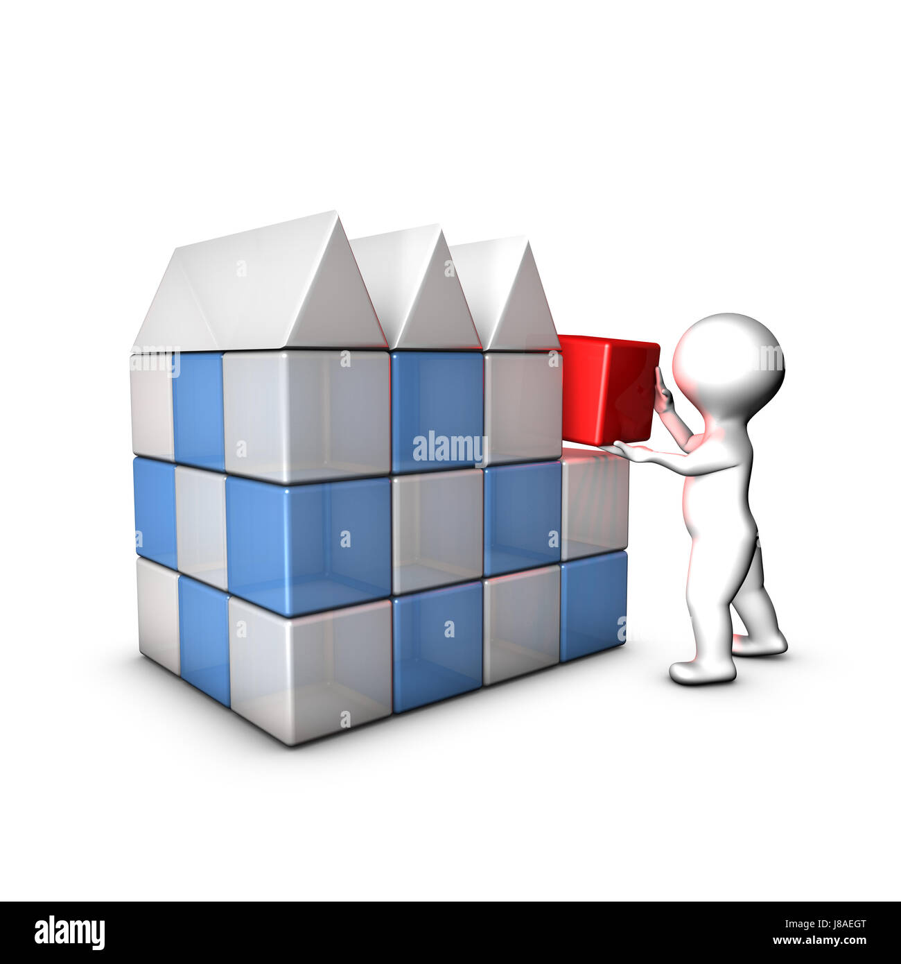 Costruire, lavoro, fabbrica, codice software, ufficio, edificio, vetro, calice, Foto Stock