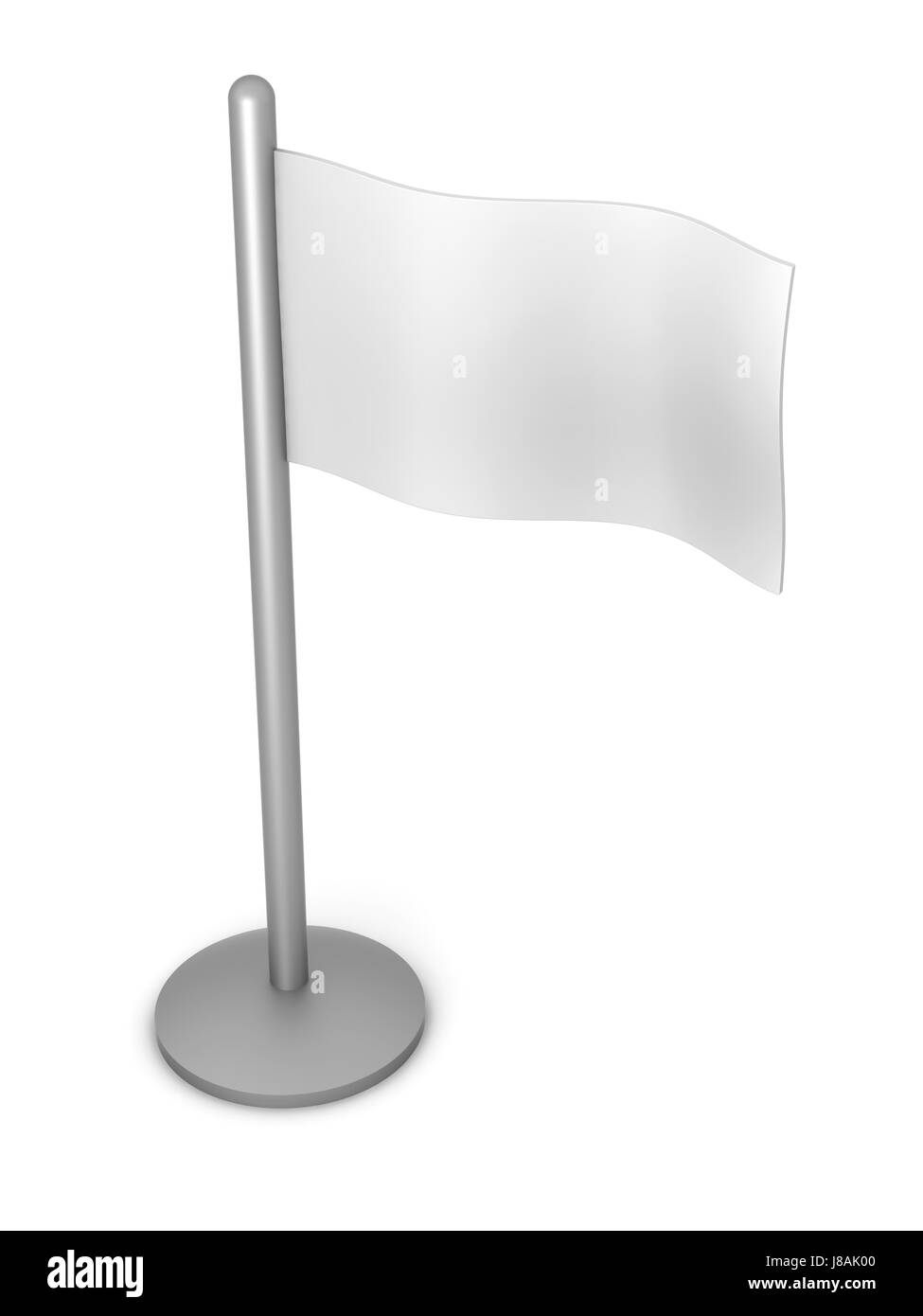 Isolato, grafica, illustrazione, bandiera, polo, tenere premuto, tessile, colonna, banner, Foto Stock