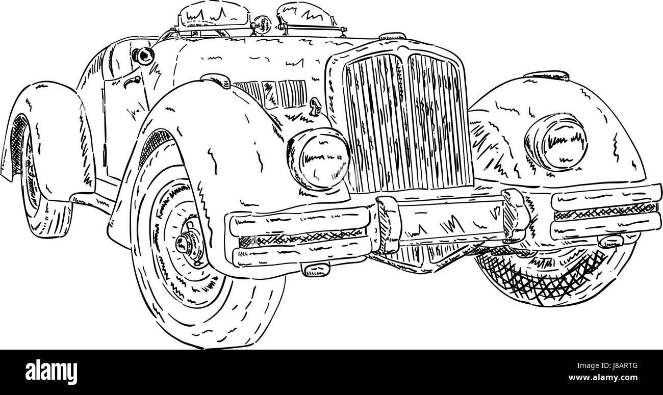 Isolato, colore, auto, automobile veicolo, mezzi di viaggio, veicolo a motore Foto Stock