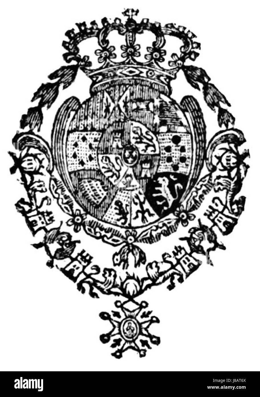 Las siete partidas del Rey Don Alfonso el Sabio pg 9 Foto Stock