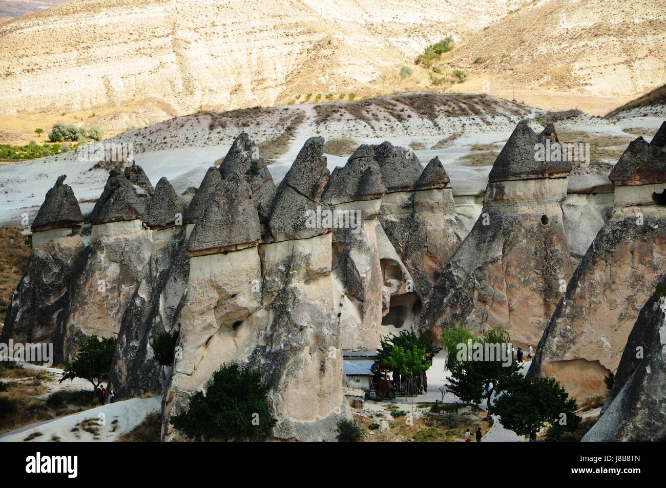 Le formazioni rocciose, Cappadocia, brilla, brilla, luminoso, Lucent, luce, sereno, Foto Stock