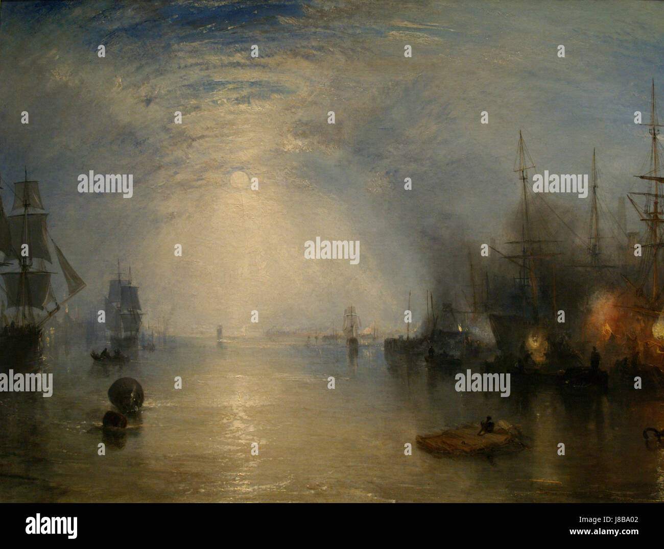 Keelmen Turner si riferisce a un'occupazione storica legata al trasporto di carbone sul fiume Tyne in Inghilterra. Il termine si riferisce probabilmente a un'immagine o a un'opera d'arte specifica che raffigura lavoratori impegnati nell'industria del carbone, offrendo una visione della storia industriale. Foto Stock