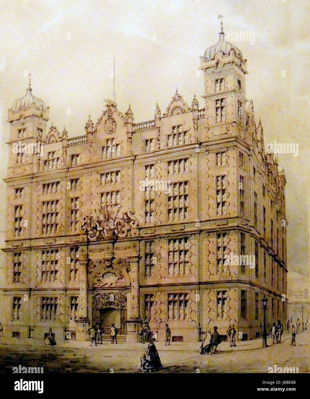 La Liverpool Sailors Home era una struttura istituita per fornire riparo e supporto ai marinai nella città portuale di Liverpool, in Inghilterra. Fu un'importante istituzione per i lavoratori marittimi nel XIX e all'inizio del XX secolo. Foto Stock