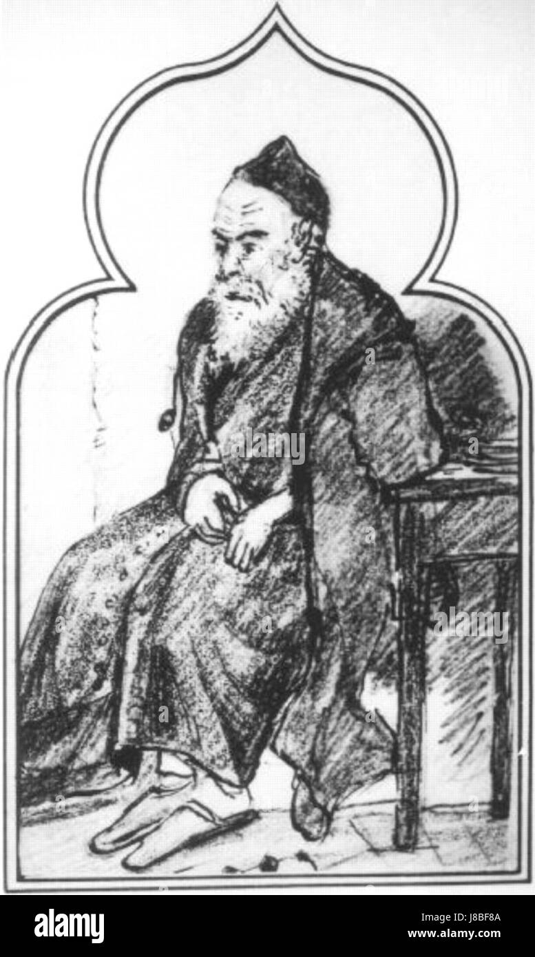 Disegno di Charcot di un paziente di malattia del Parkinson Foto Stock