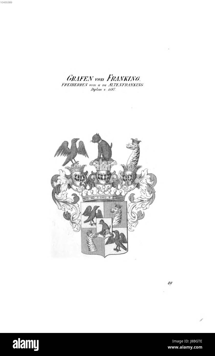 Questo si riferisce alla pratica storica della frantumazione della posta, con menzione specifica dell'Altenfranking e Tyroff ha, termini utilizzati nella storia postale per descrivere tipi unici di pratiche postali e postali. Foto Stock