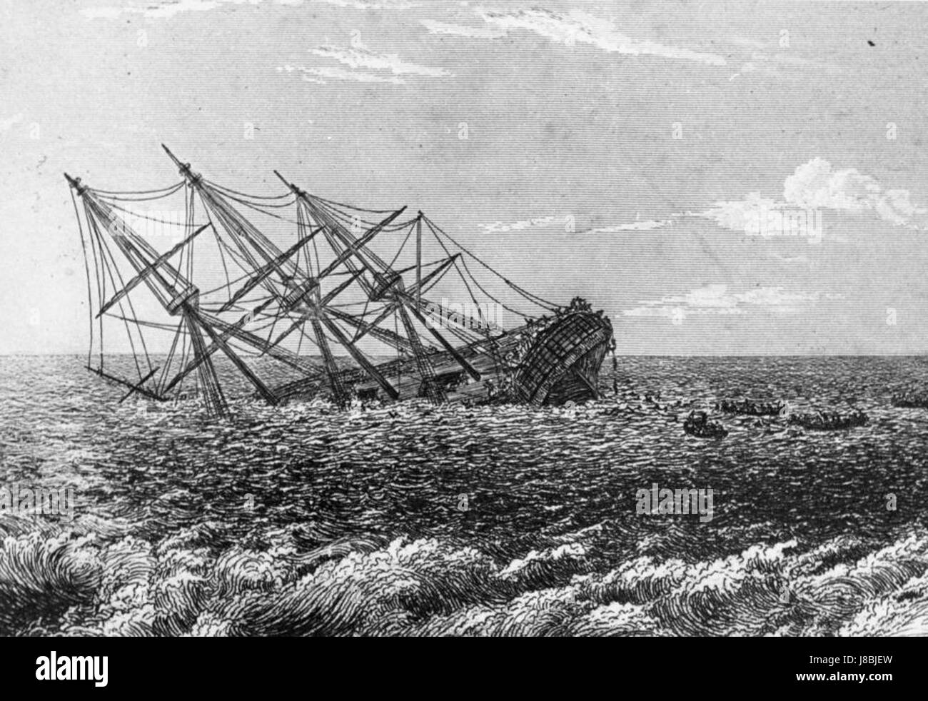 La HMS Pandora era una nave della Royal Navy britannica nota per il suo servizio alla fine del XVIII secolo. È famosa per la sua missione di catturare gli ammutinati del Bounty e il successivo affondamento nel 1791. Foto Stock