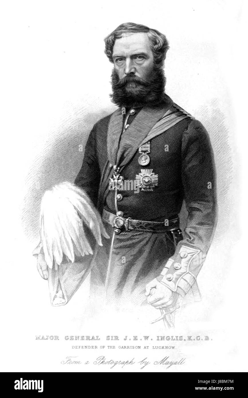 John Eardley Wilmot Inglis Foto Stock