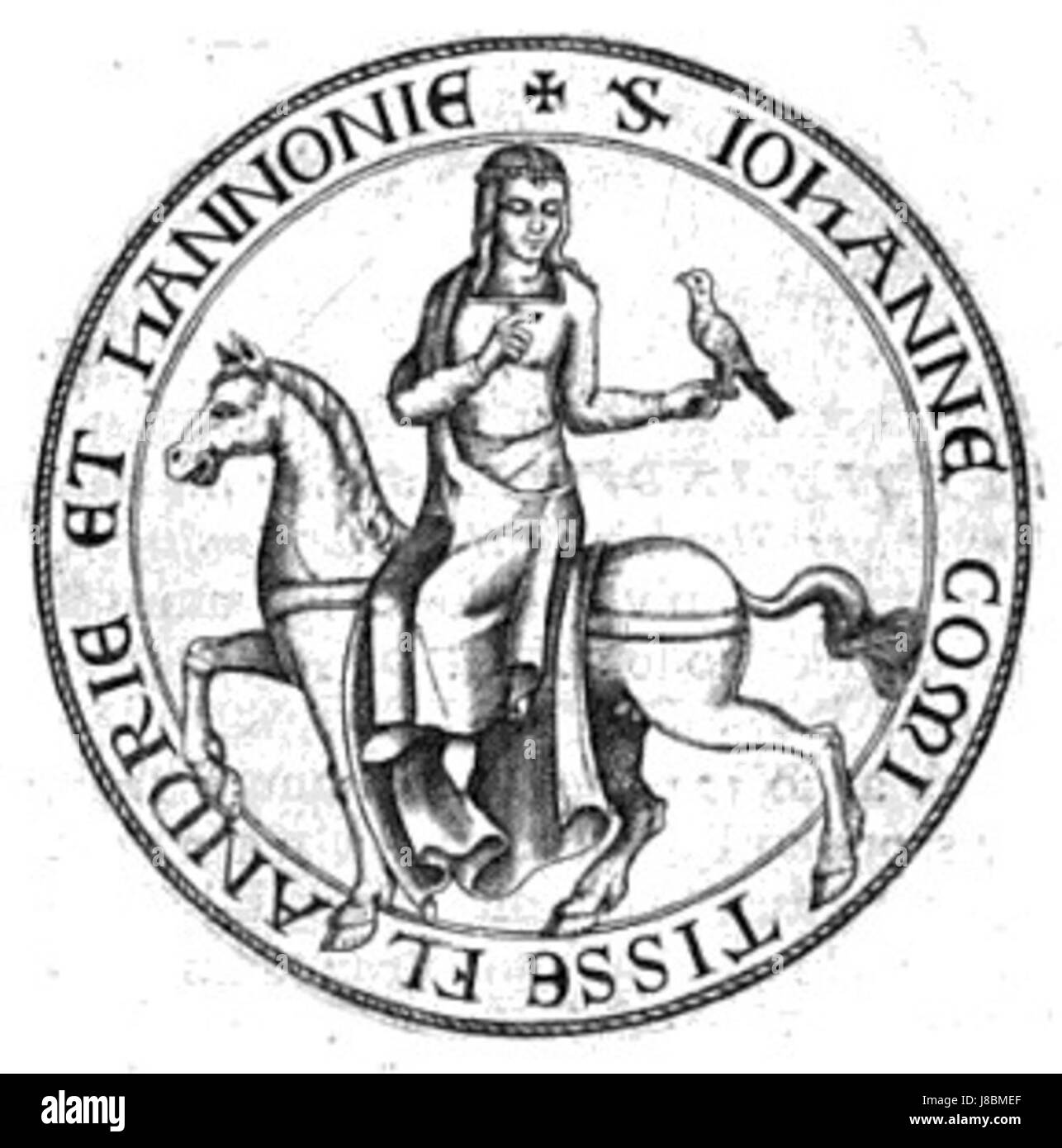 Joan di Constantinopol Foto Stock