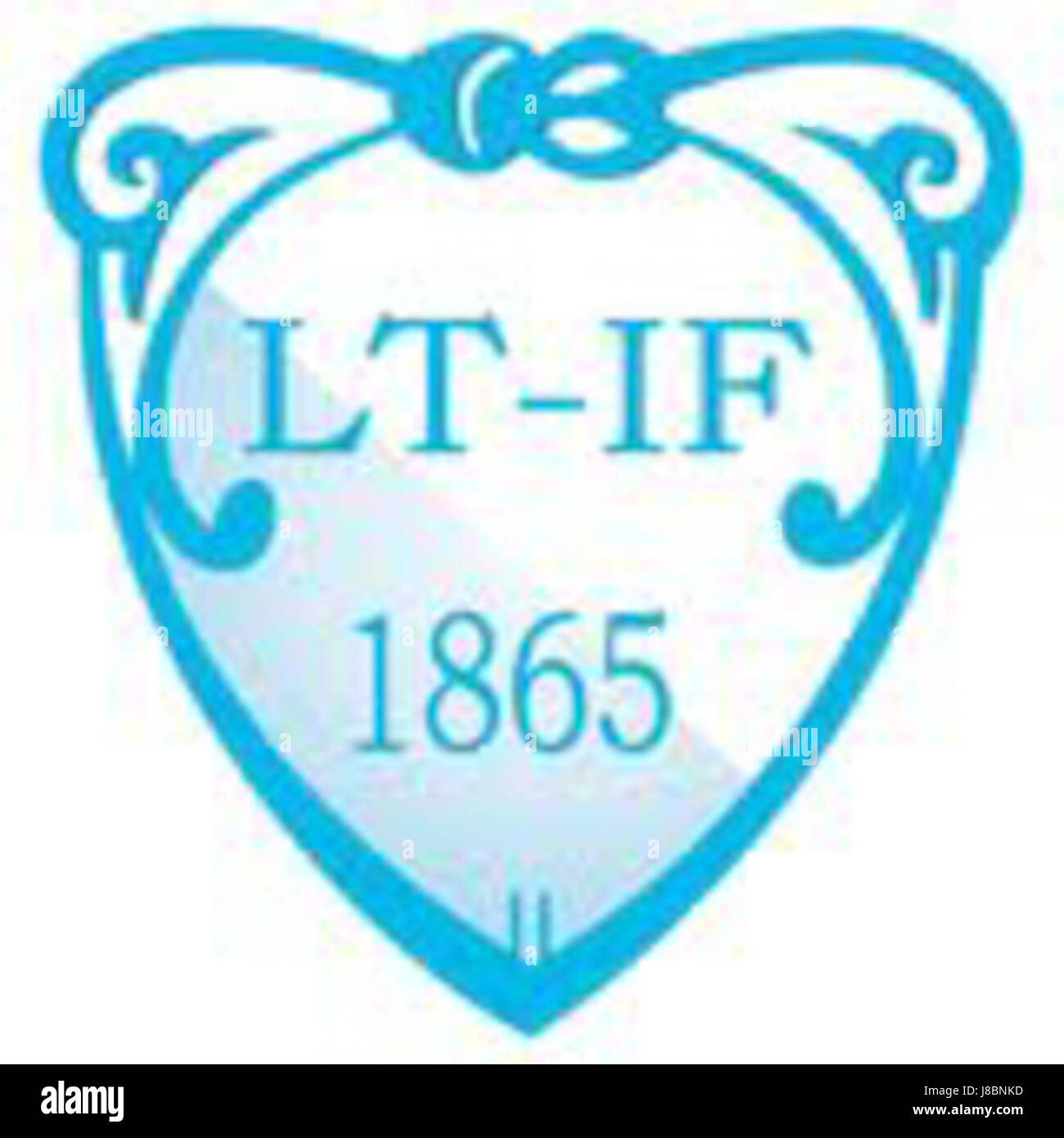 Il logo Larvik Turn rappresenta il marchio o l'organizzazione dietro il "Larvik Turn", probabilmente un'entità commerciale o culturale della città di Larvik in Norvegia, che simboleggia la loro identità e scopo. Foto Stock