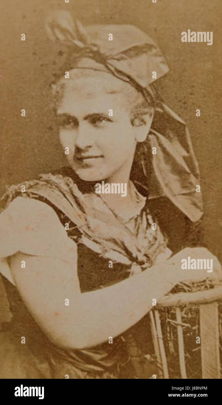 Katharina Schratt Rollenblid 1880 Foto Stock