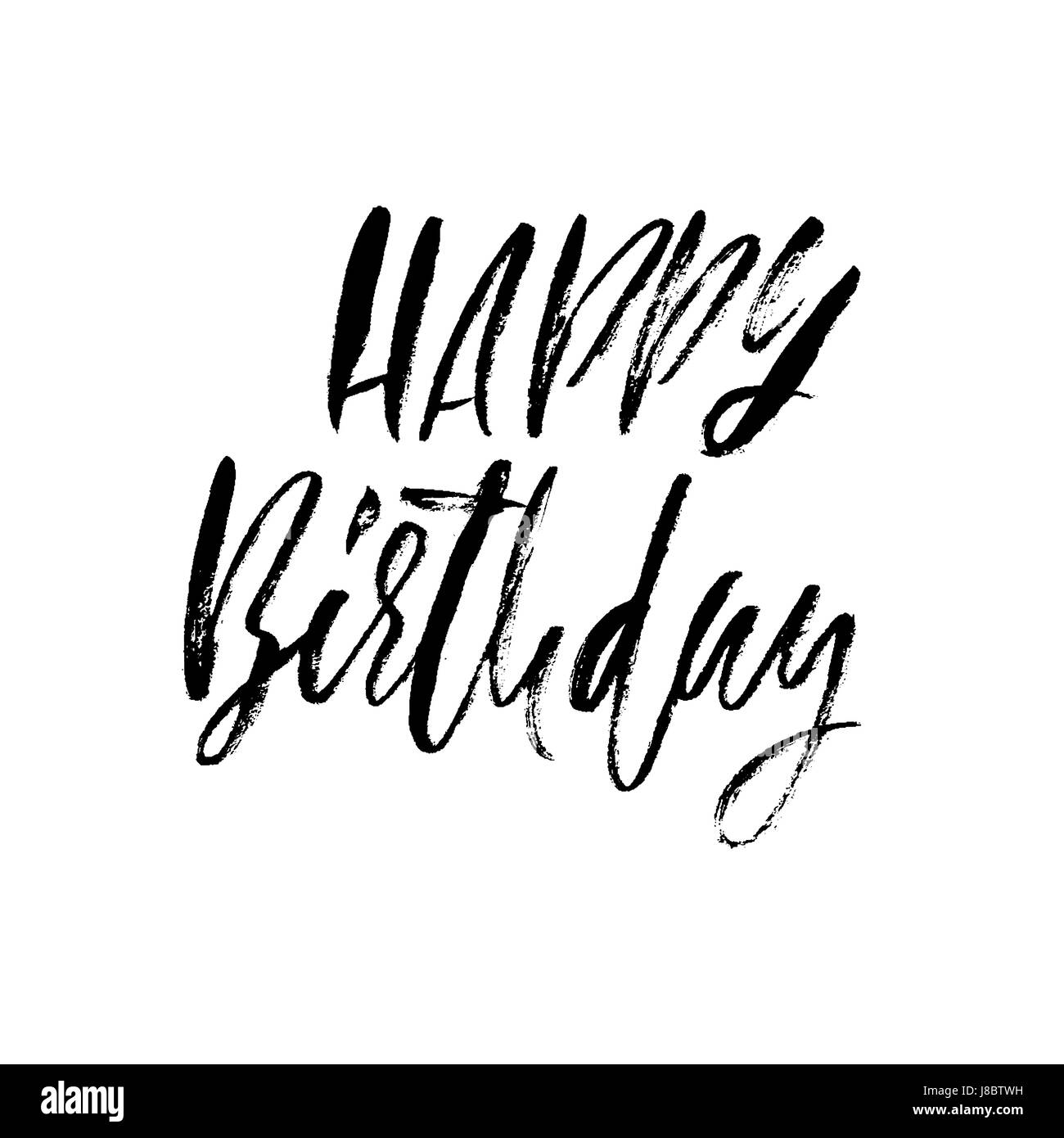 Scritte a mano happy birthday immagini e fotografie stock ad alta risoluzione - Alamy