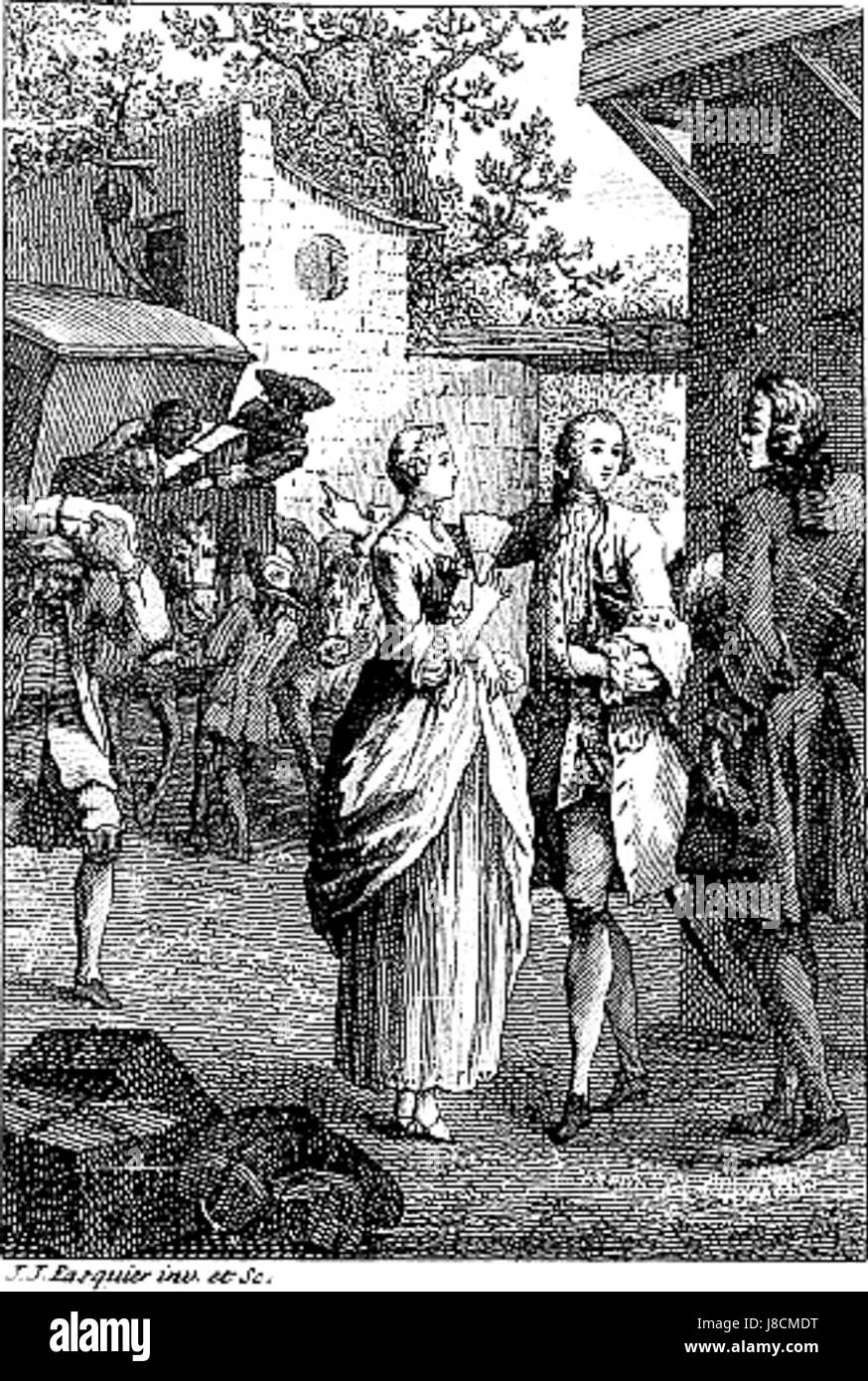 *Manon Lescaut* è un'opera di Giacomo Puccini, basata sul romanzo di AbbÃ© PrÃ©vost. Racconta la tragica storia di una giovane donna, Manon, e della sua storia d'amore con Chevalier des Grieux, esplorando temi di amore, tradimento e sacrificio. Foto Stock