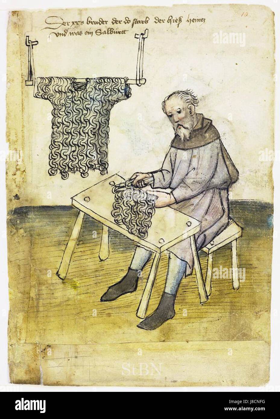 Mendel i 010 r si riferisce probabilmente a un manoscritto scientifico relativo al primo lavoro di Gregor Mendel. Può descrivere la sua ricerca sulla genetica o le sue scoperte sui modelli ereditari nelle piante di pisello. Foto Stock