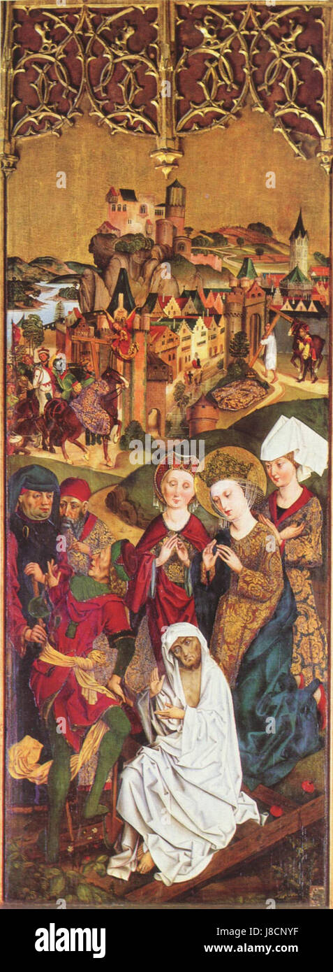Michael Wolgemut è stato un pittore e incisore tedesco del XV secolo, noto per il suo lavoro in stile tardo gotico. Fu mentore di Albrecht Dürer, influenzando l'arte rinascimentale. Foto Stock Michael Wolgemut è stato un pittore e incisore tedesco del XV secolo, noto per il suo lavoro in stile tardo gotico. Fu mentore di Albrecht Dürer, influenzando l'arte rinascimentale. Foto Stock