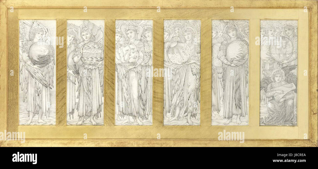 Edward Coley Burne Jones i giorni della creazione, 1871 Foto Stock