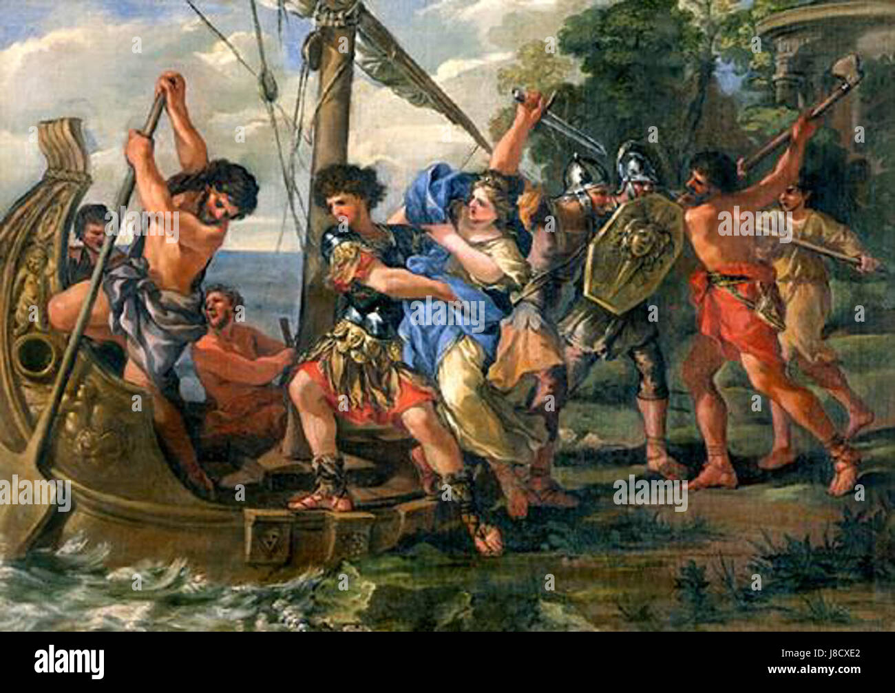 Giovanni Francesco Romanelli 001 Foto Stock