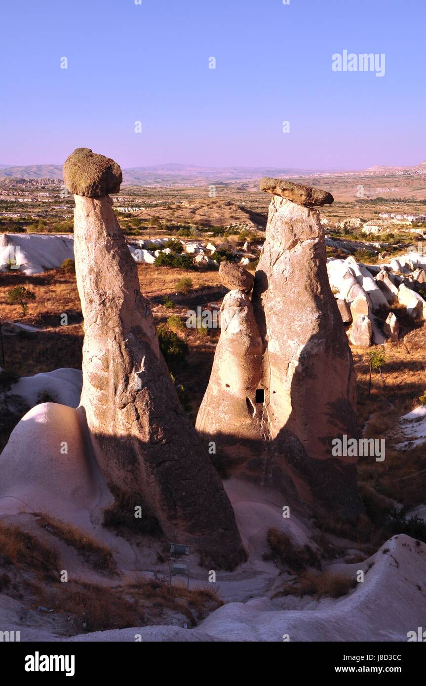 Le tre bellissime - cappadocia Foto Stock