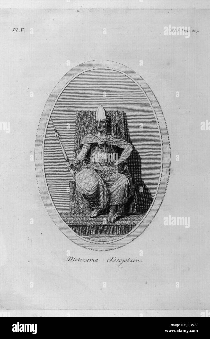 Motezuma Xocojotzin Foto Stock