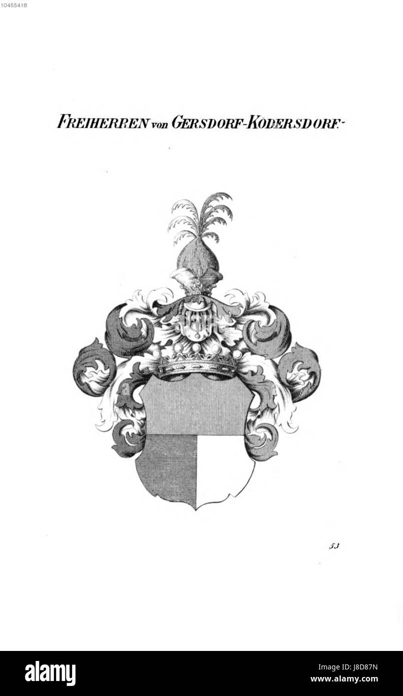 Gersdorf, Kodersdorf e Tyroff sono luoghi, probabilmente legati agli sviluppi storici o culturali in Austria. Le città fanno parte dell'identità storica e geografica della regione. Foto Stock