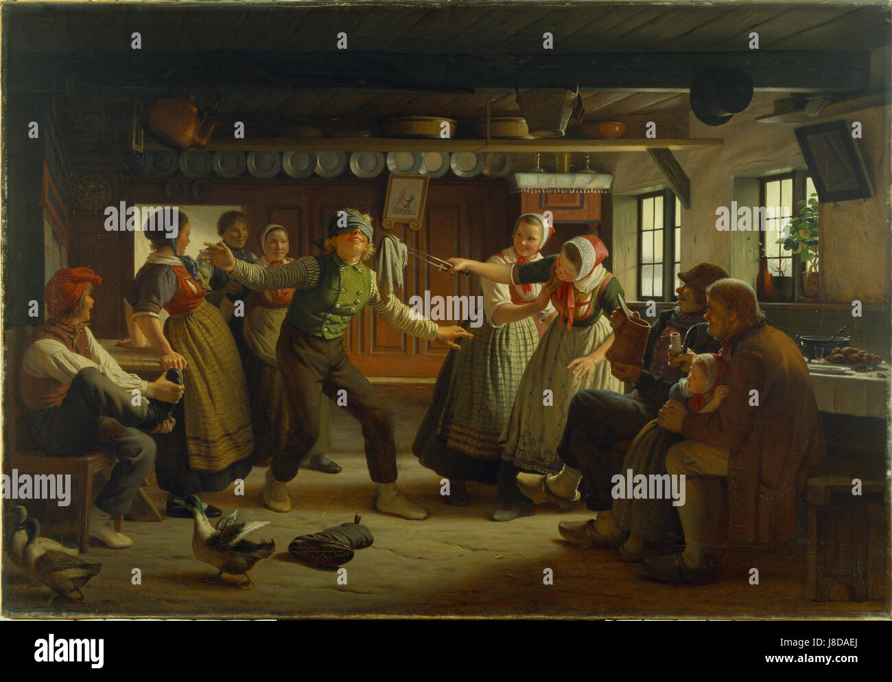 Julius Exner, una notevole figura del XIX secolo, contribuì in modo significativo ai campi dell'arte e della scienza. Il suo lavoro, in particolare in ottica, ha avanzato la comprensione della percezione visiva e della luce. Foto Stock