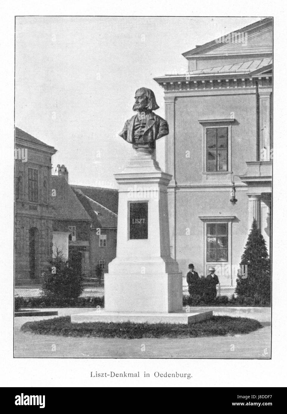 Liszt Denkmal Sopron Tilgner, Victor 1844 1896 Foto Stock