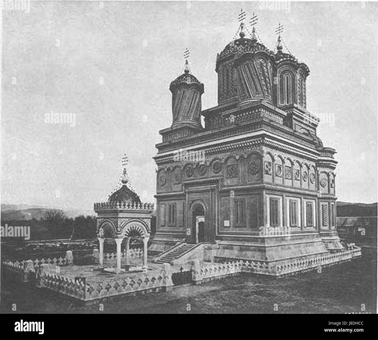 Franz Duschek Catedrala Curtea de Arges Foto Stock