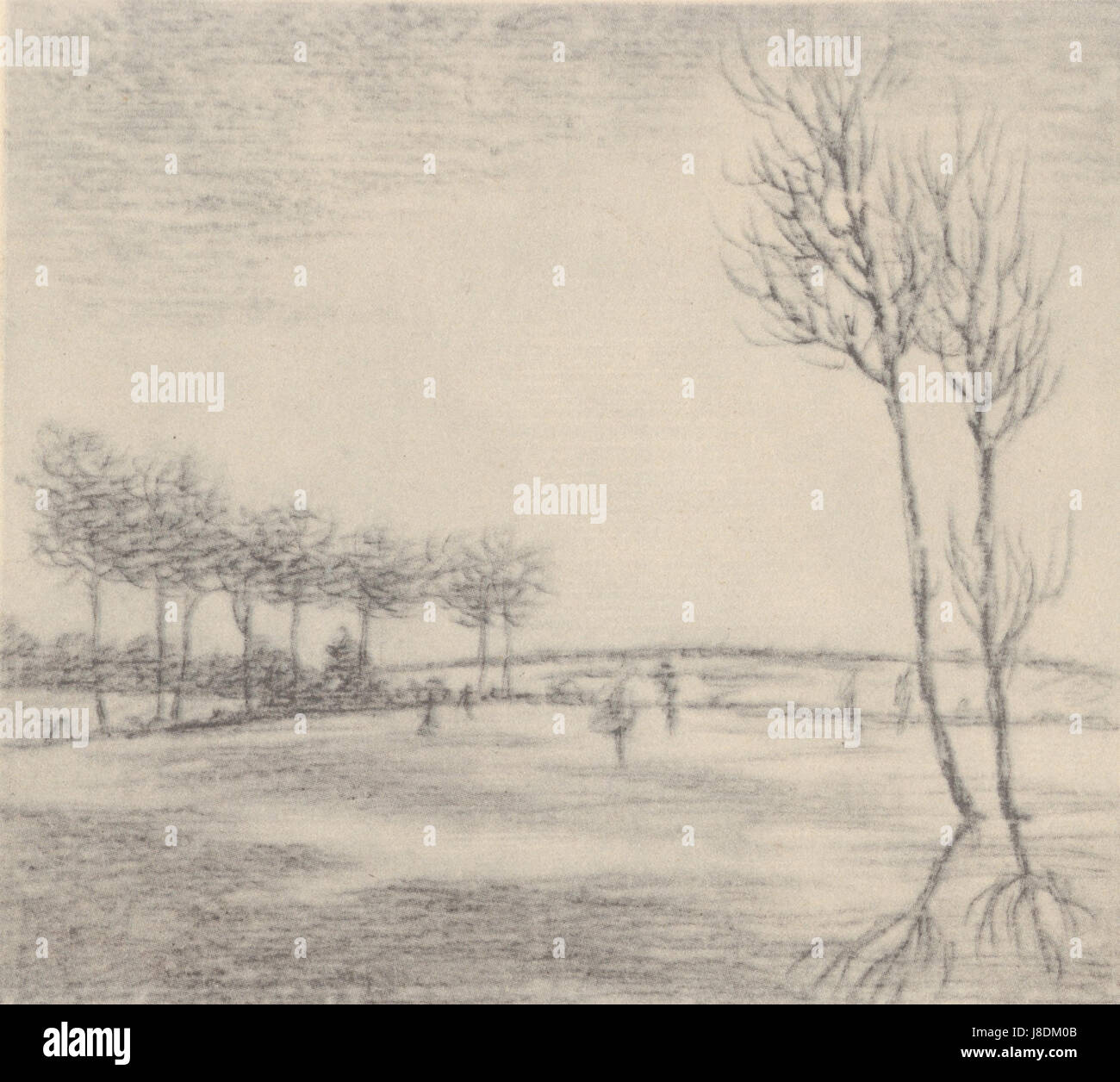 Il 'Winterliche Mondlandschaft am Schwansee' di Johann Wolfgang von Goethe (paesaggio lunare invernale al lago dei cigni) è una famosa poesia che raffigura la serena e fredda bellezza di un paesaggio invernale. Riflette l'apprezzamento di Goethe per la natura e il suo stile poetico romantico. Foto Stock