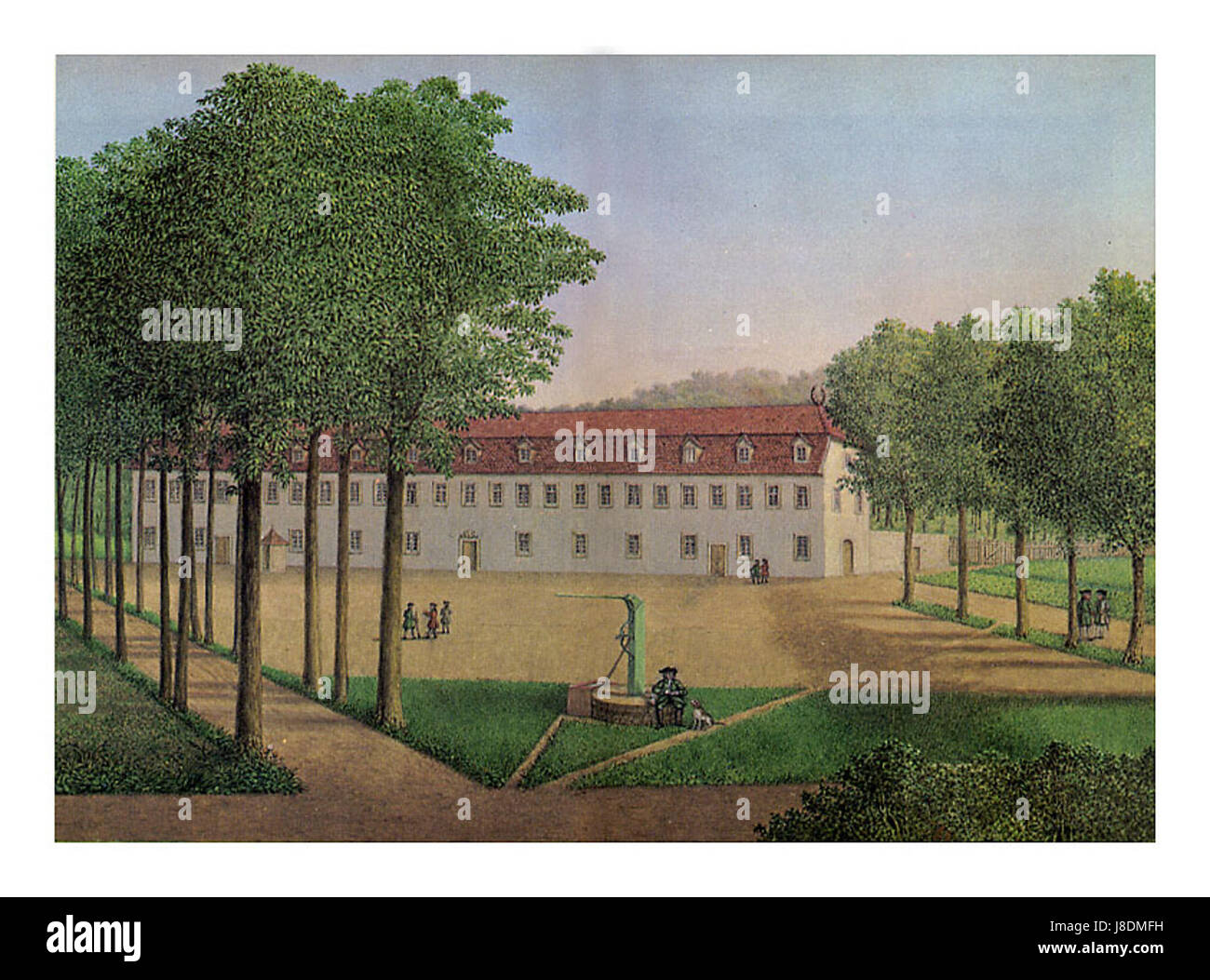 Un'immagine intitolata "Kranichstein 1850 26", dettagli non specificati, che richiedono ulteriori ricerche per una descrizione accurata. Foto Stock
