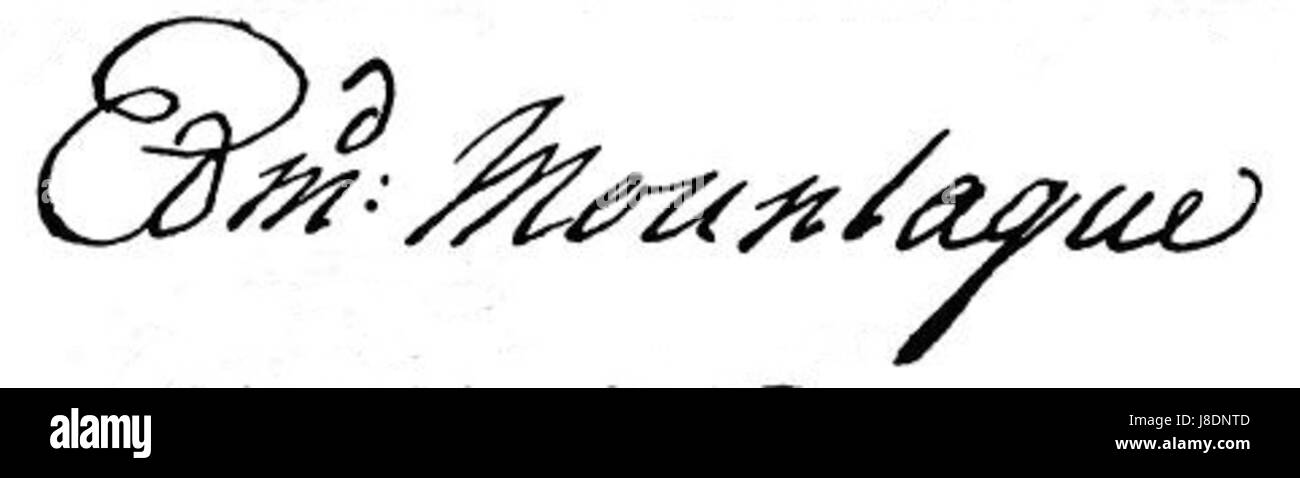 Edmund Montague Foto Stock