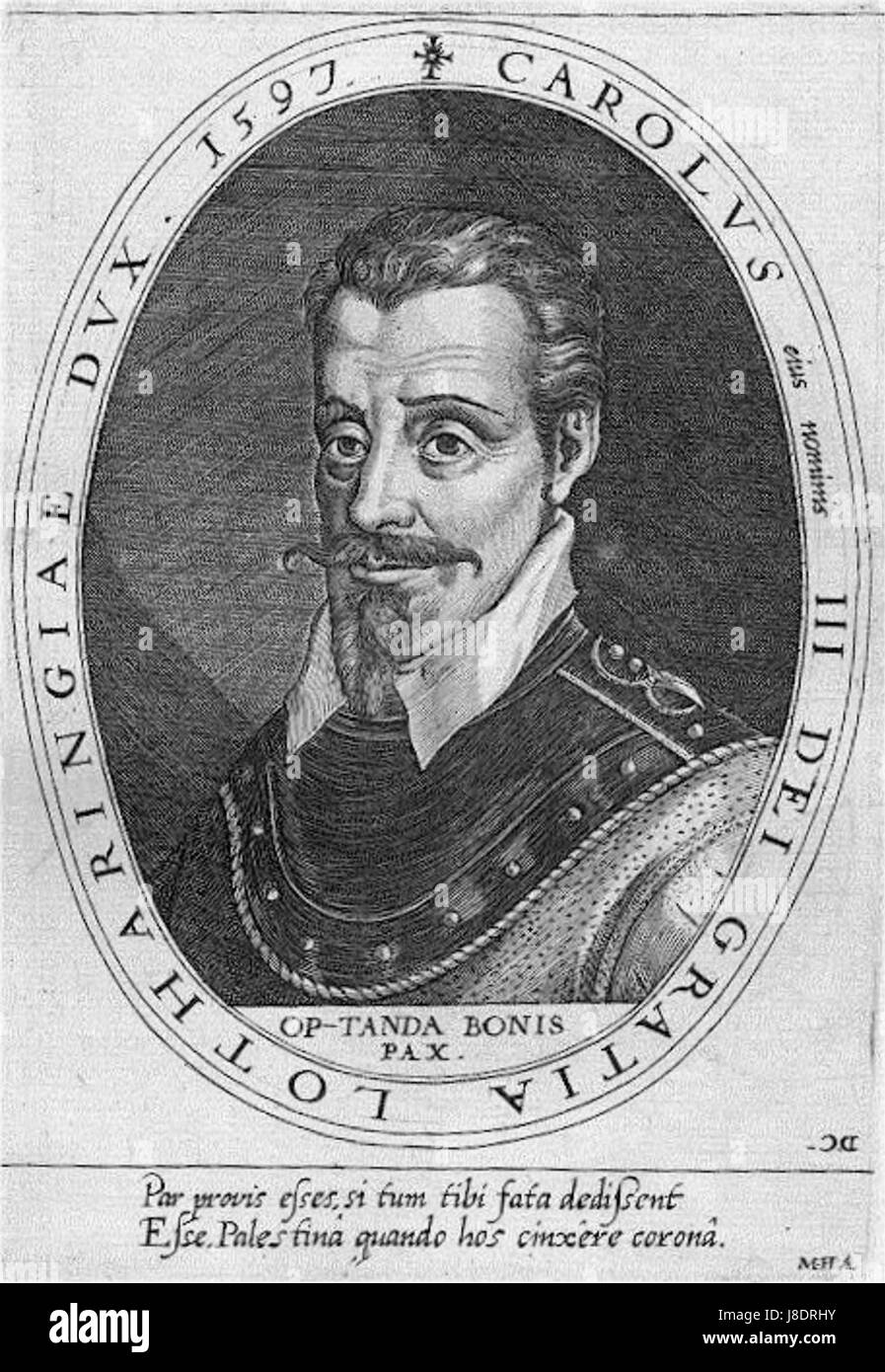 Carlo II di Lorena fu un importante sovrano del XVII secolo, noto per la sua leadership e influenza politica all'interno del Ducato di Lorena. Foto Stock