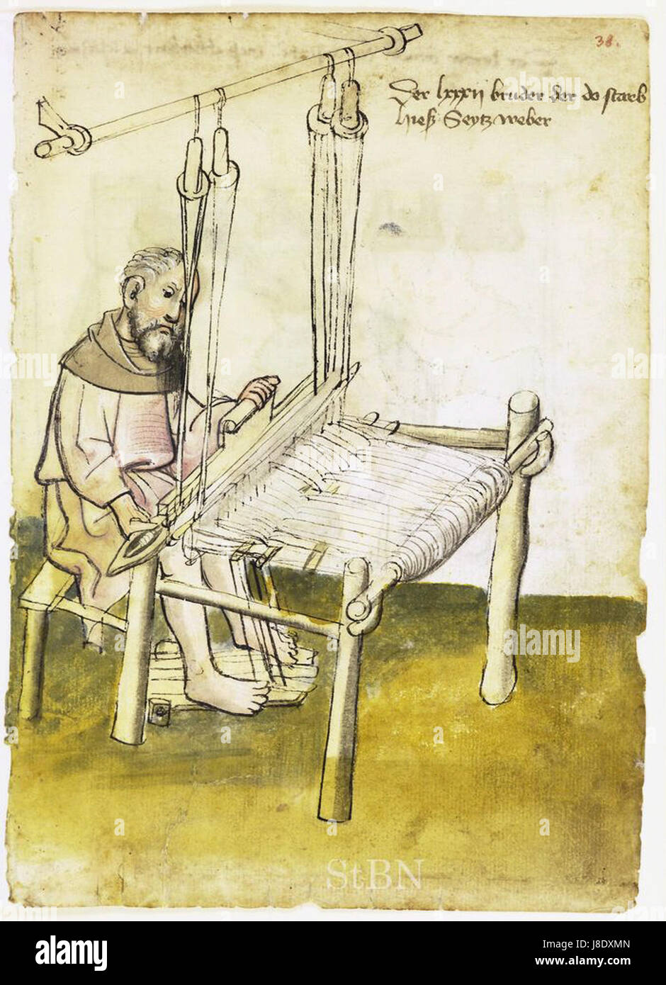 Mendel i 038 r si riferisce ad uno specifico manoscritto scientifico di Gregor Mendel, il padre della genetica moderna. Questo lavoro contiene i principi fondamentali dell'eredità, in particolare le leggi dell'ereditarietà, che hanno gettato le basi per lo studio della genetica. Foto Stock