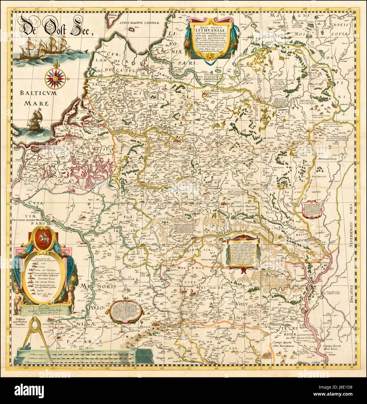 Magni Ducatus Lithuaniae principali Foto Stock