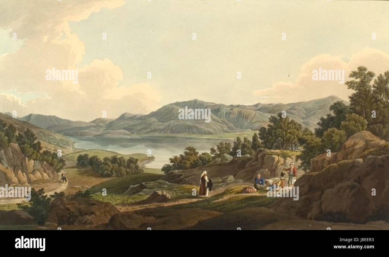Questo si riferisce al lago Stymphalos, un sito della mitologia greca dove si dice che gli uccelli della Stifalia dimorassero. Fa parte delle fatiche di Eracle, rendendola un'importante località mitologica. Foto Stock