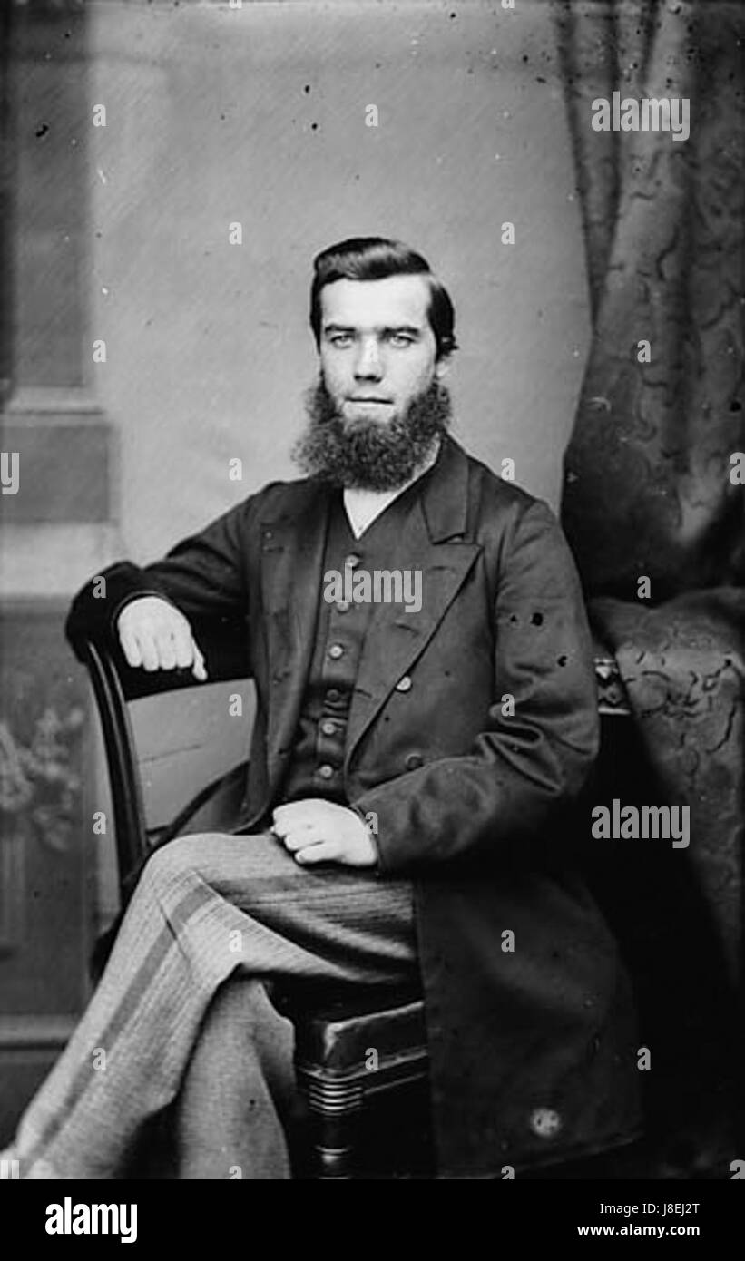 *Mr Worthington* è un ritratto o una rappresentazione storica probabilmente conservato nella National Library of Wales (NLW). L'immagine potrebbe essere una rappresentazione di un individuo o di una figura prominente della storia, con un focus sul carattere e sui dettagli nella rappresentazione. Foto Stock