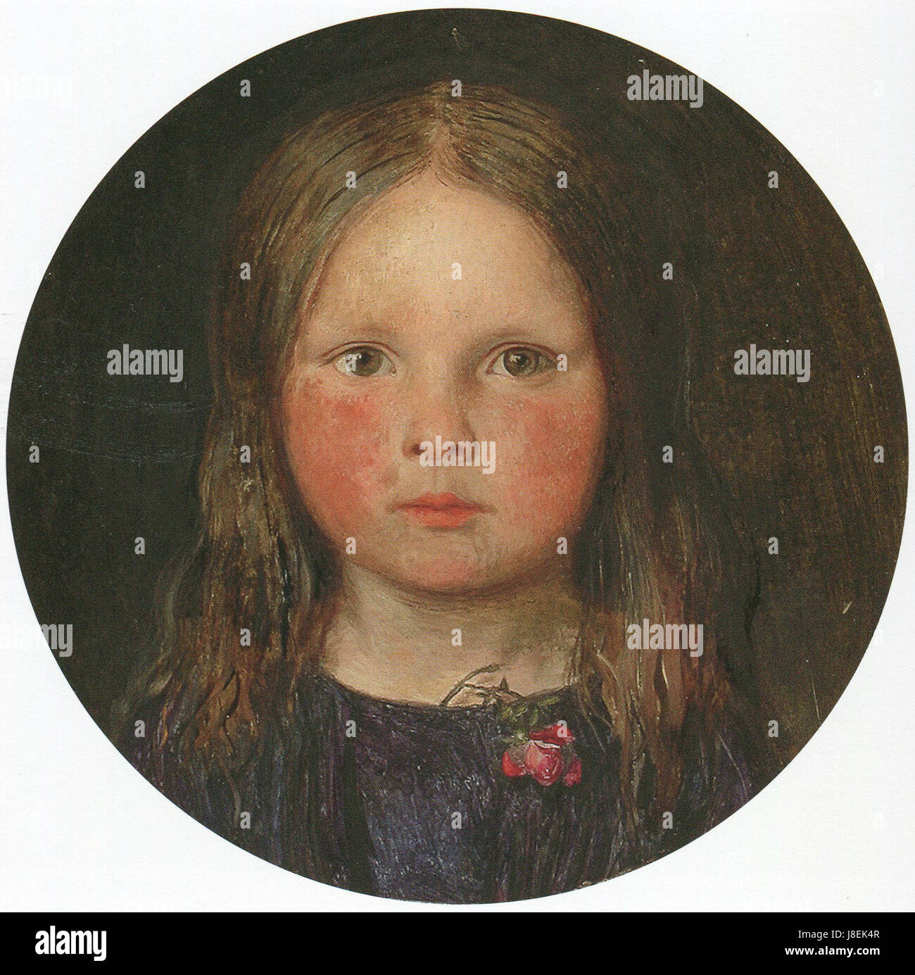 Lucy Madox Brown è stata un'artista e scrittrice inglese, nota per i suoi contributi all'arte e alla letteratura vittoriana. Era la figlia del famoso pittore Ford Madox Brown, e le sue opere spesso riflettevano l'eredità artistica della sua famiglia e le sue esperienze personali. Foto Stock