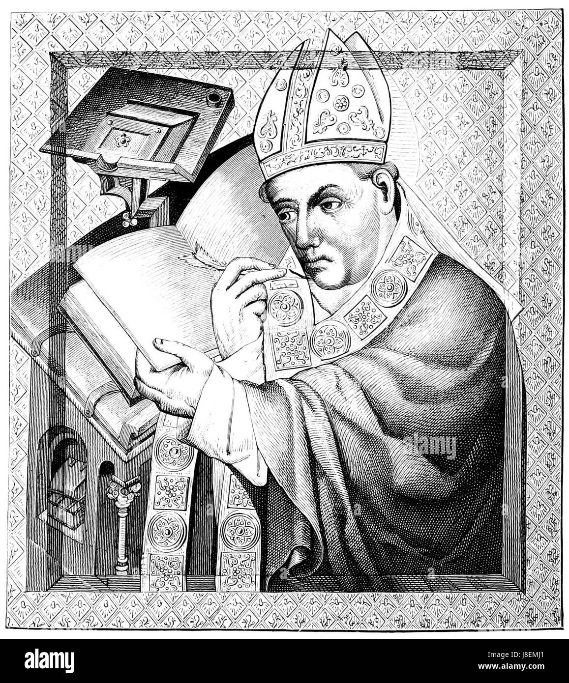 Manoscritti miniati (Middleton) figura00 Foto Stock