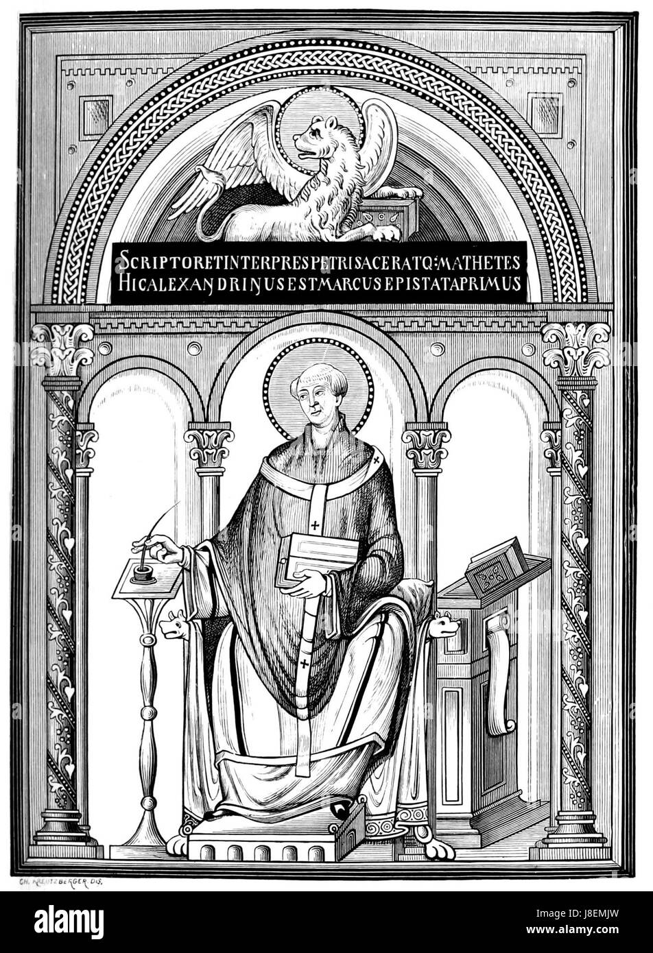 Manoscritti miniati (Middleton) figura18 Foto Stock